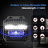 Solar Powered Bug Zapper Electric Mosquito Killer Fly Trap Insect Catcher